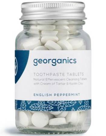 GEORGANICS NATURAL TOOTHPASTE TABLETS PEPPERMINT 120 TABLETS