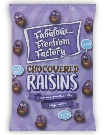 FABULOUS FREE FROM FACTORY CHOCOVERED RAISINS 65G
