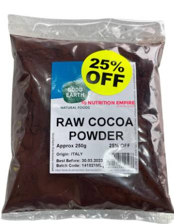 GOOD EARTH COCOA POWDER 250G (25% OFF)