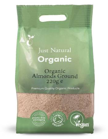 JUST NATURAL GROUND ALMOND 220G