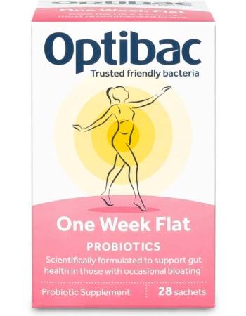 OPTIBAC ONE WEEK FLAT PROBIOTICS | 28 SACHETS