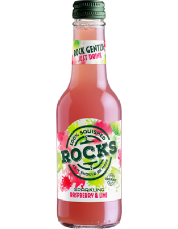 ROCKS RASPBERRY & LIME DRINK 250ML