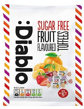DIABLO SUGAR FREE FRUIT SWEETS 75G