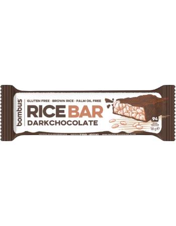 BOMBUS BROWN RICE DARK CHOCOLATE BAR 18G