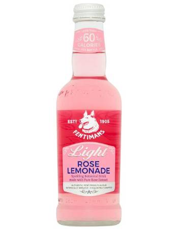 FENTIMANS LIGHT ROSE LEMONADE 250ML