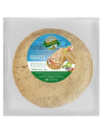 ARINNA 6 WHOLE WHEAT TORTILLA WRAPS (25CM)