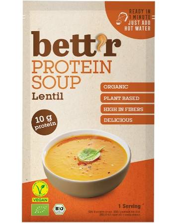 BETT'R PROTEIN SOUP 30G |  LENTIL