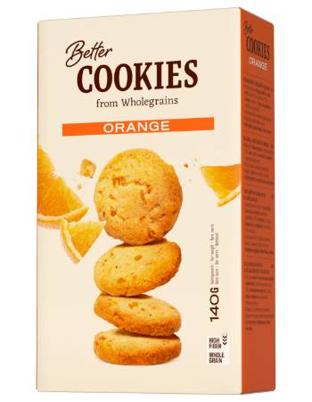 BETTER FOODS ORANGE COOKIES 140G