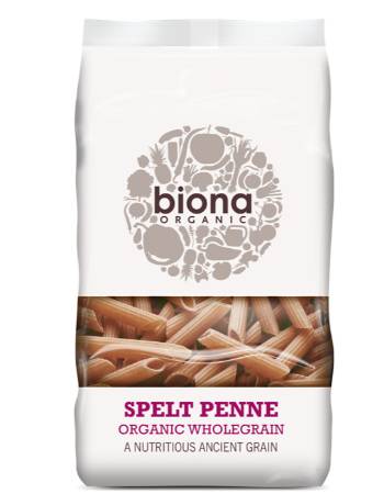 BIONA SPELT WHOLEGRAIN PENNE 500G 15% OFF