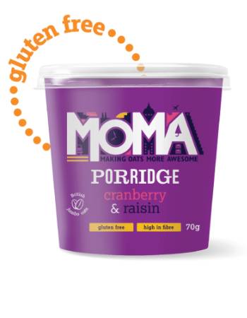 MOMA CRANBERRY & RAISIN POT 70G