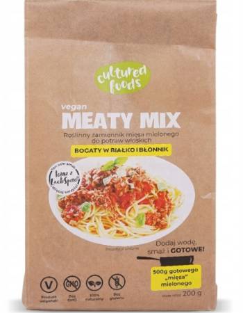 CULTURED FOOD VEGAN MEATY MIX 200G