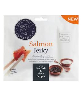 SPEYSIDE SMOKEHOUSE SALMON JERKY SALT/PEPPER 30G