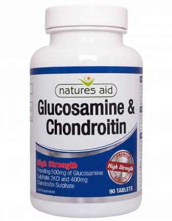 NATURES AID GLUCOSAMINE & CHONDROITIN 90 TABLETS | NEW