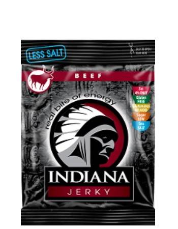 INDIANA BEEF JERKY LOW SALT 25G