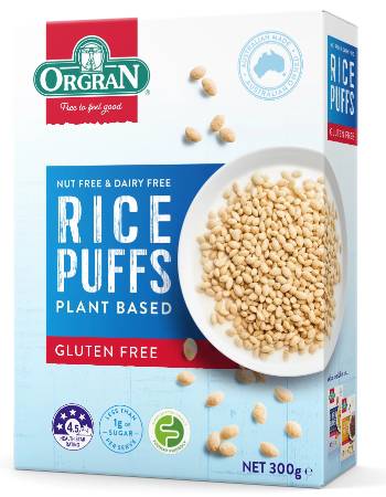 ORGRAN EVERYDAY CEREAL 300G | RICE PUFFS