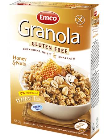 EMCO GRANOLA HONEY AND NUTS 340G