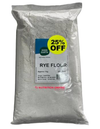 GOOD EARTH RYE FLOUR 1KG (25% OFF)