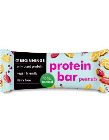 THE BEGINNING RAW PEANUT PROTEIN BAR 40G