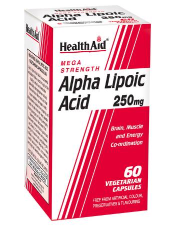 HEALTH AID ALPHA LIPOIC ACID 60 CAPSULES