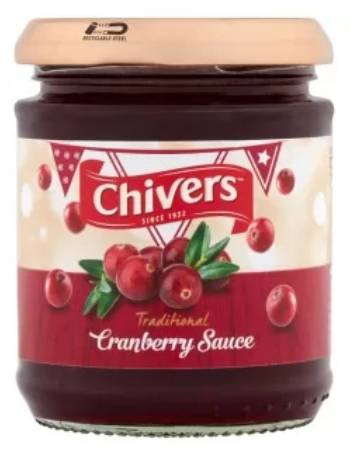 CHIVERS CRANBERRY  SAUCE 340G