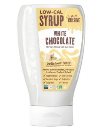 APPLIED NUTRITION WHITE CHOCOLATE SYRUP 425ML