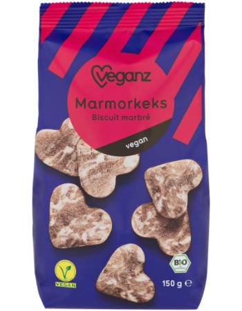 VEGANZ ORGANIC MARBLE BISCUITS 150G