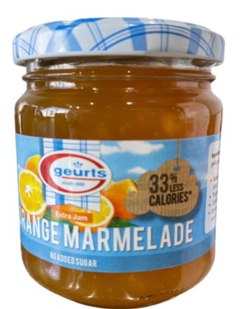 GEURTS DIET ORANGE MARMALADE 225G