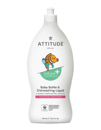 ATTITUDE WASHING UP LIQUID FRAGRANCE FREE