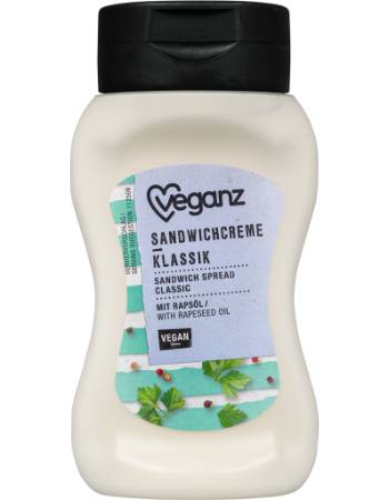 VEGANZ ORGANIC SANDWICH SPREAD CLASSIC 250ML