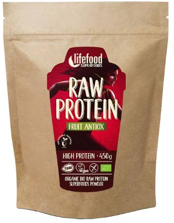 LIFEFOOD RAW ORGANIC PROTEIN SUPERFOOD POWDER 450G | FRUIT ANTIOX