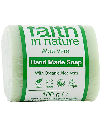 FAITH IN NATURE ORGANIC ALOE VERA SOAP 100g