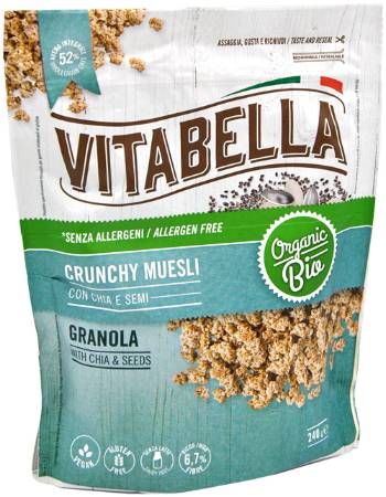 VITABELLA CHIA AND SEEDS GRANOLA 240G