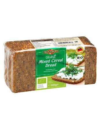 QUICKBURY ORGANIC MIX CEREAL BREAD 500G