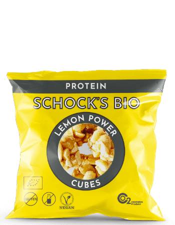 SCHOCKS BIO MINI CUBES LEMON 30G