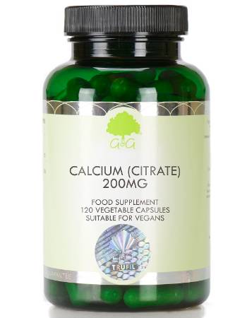 G&G CALCIUM CITRATE 200MG (120 CAPSULES)