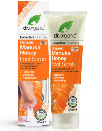 DR. ORGANIC MANUKA  FOOT SCRUB 125ML