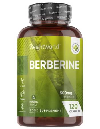 WEIGHTWORLD BERBERINE 500MG | 120 CAPSULES