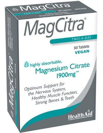 HEALTH AID MAGCITRA 1900MG 60 TABLETS