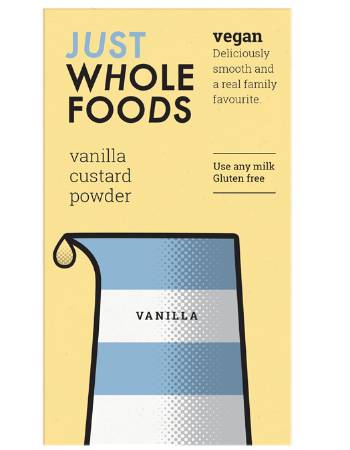 JUST WHOLEFOODS VANILLA CUSTARD POWDER 100G