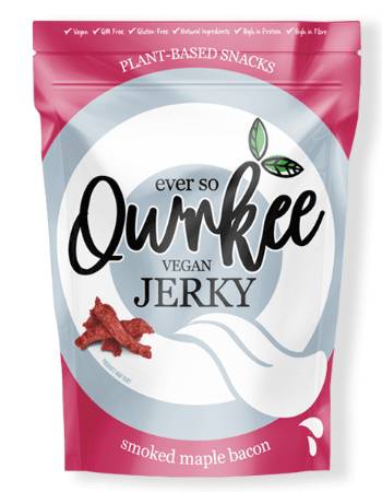 QWRKEE PLANT BASED VEGAN MAPLE BACON JERKY