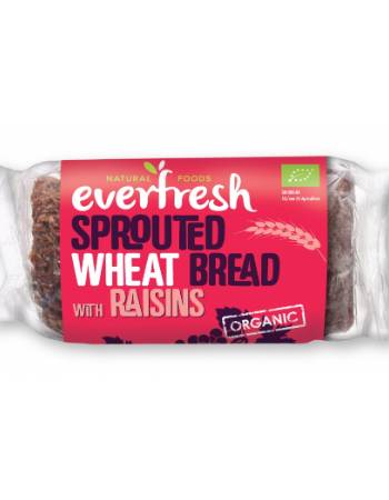 EVERFRESH SPROUTED WHEAT BREAD WITH RAISINS 400G