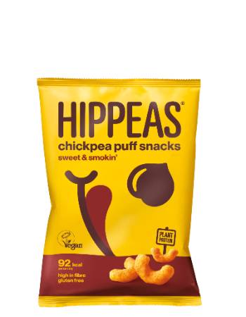 HIPPEAS CHICKPEA PUFF SNACKS SWEET & SMOKIN 22G