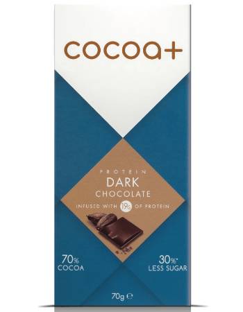 COCOA+ PROTEIN DARK CHOCOLATE 70%