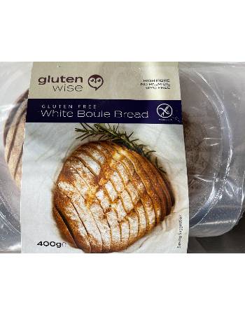 GLUTEN WISE BOULE WHITE BREAD 400G