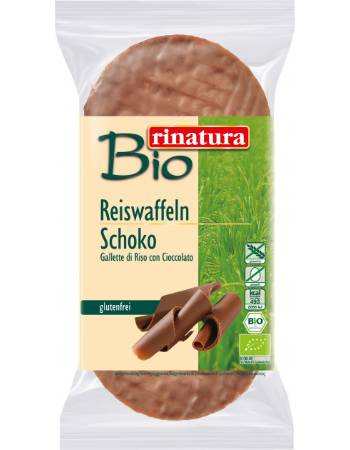 BIO RINATURA RICE WAFFLES WITH CHOCOLATE 100G