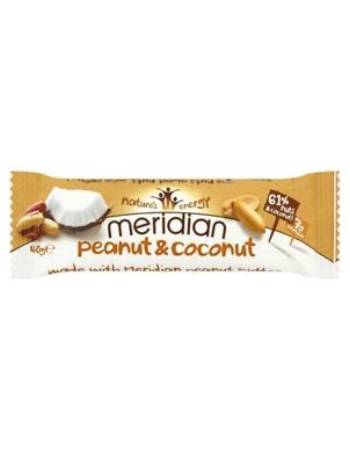 MERIDIAN PEANUT & COCONUT BAR 40G