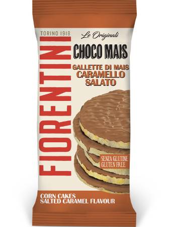 FIORENTINI CORN CAKES SALTED CARAMEL FLAVOUR 68G