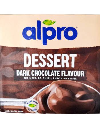 ALPRO SOYA DESSERT DARK CHOCOLATE 4 X 125G