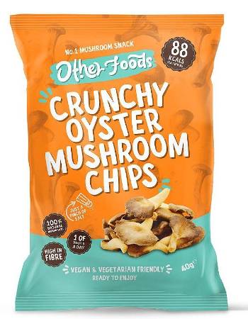 OTHER FOODS CRUNCHY OYSTER MUSHROOM CHIPS 40G