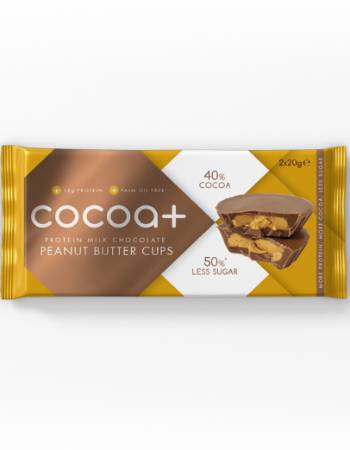 COCOA+ PEANUT BUTTER CUPS 40G